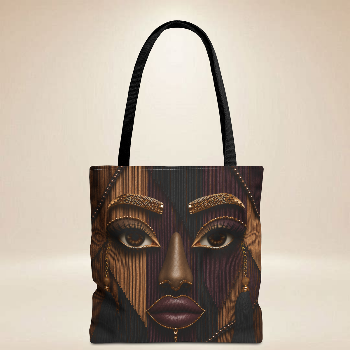 Fringe Inspired Face Tote Bag | Double-Sided Art Tote