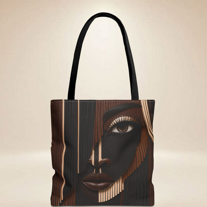 Fringe Inspired Face Tote Bag | Double-Sided Art Tote