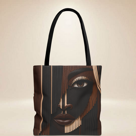 Fringe Inspired Face Tote Bag | Double-Sided Art Tote