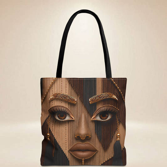 Fringe Inspired Face Tote Bag | Double-Sided Art Tote