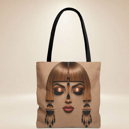 Copper Face Tote Bag | Double-Sided Portrait Tote