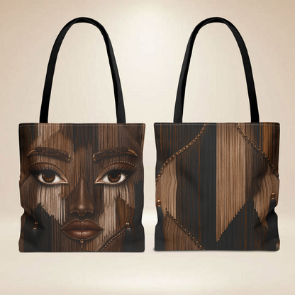 Fringe Inspired Face Tote Bag | Double-Sided Art Tote