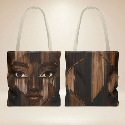 Fringe Inspired Face Tote Bag | Double-Sided Art Tote
