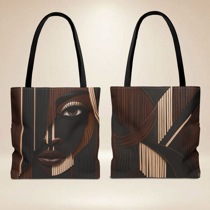 Fringe Inspired Face Tote Bag | Double-Sided Art Tote