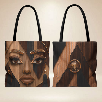Fringe Inspired Face Tote Bag | Double-Sided Art Tote